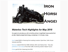Tablet Screenshot of ironhorseangels.com